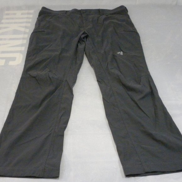 Eddie Bauer Mens Pants 40x32 Gray First Ascent Outdoor Hiking Cargo Zip Pockets